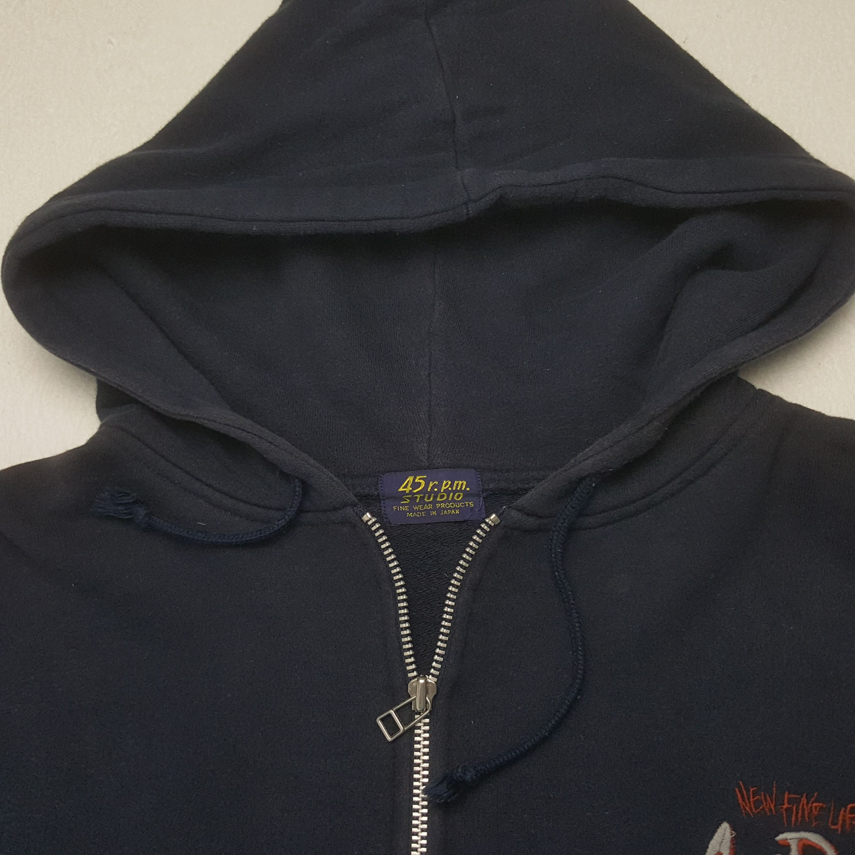 Vintage 45rpm Japanese Brand Zipper Hoodies