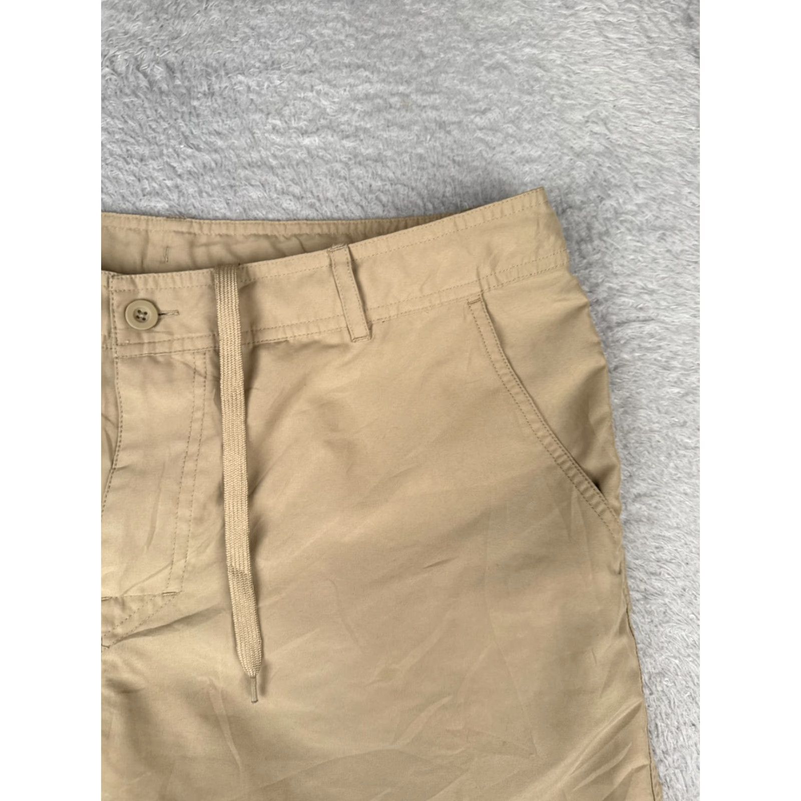 Mossimo Mossimo Men Beige Chino 36 36x11 100% Polyester Drawstring Casual Size ONE SIZE - 5 Thumbnail