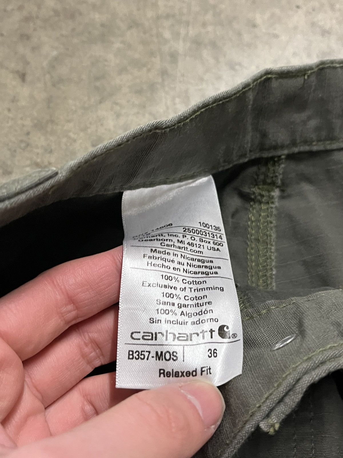 Carhartt × Vintage Carhartt baggy fit shorts cargo carpenter skater streetwear Size US 36 / EU 52 - 9 Thumbnail