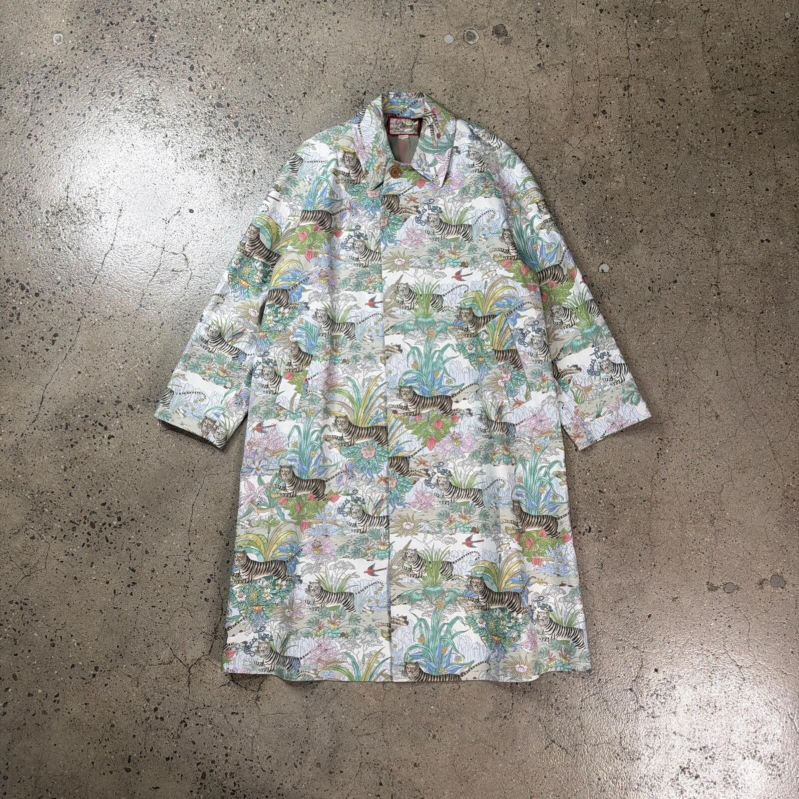 Gucci Gucci Tiger Print Waterproof Trench Coat Size US M / EU 48-50 / 2 - 1 Thumbnail