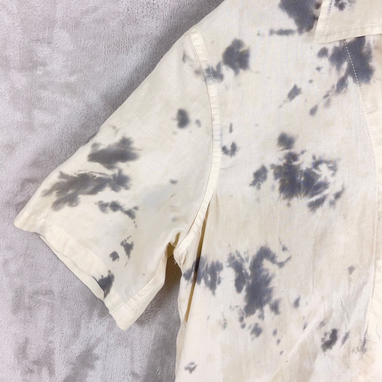 Beautiful Ful Beautiful Fül BTFL Short Sleeve Hand Dyed Bone Shirt Rare Size US M / EU 48-50 / 2 - 6 Thumbnail