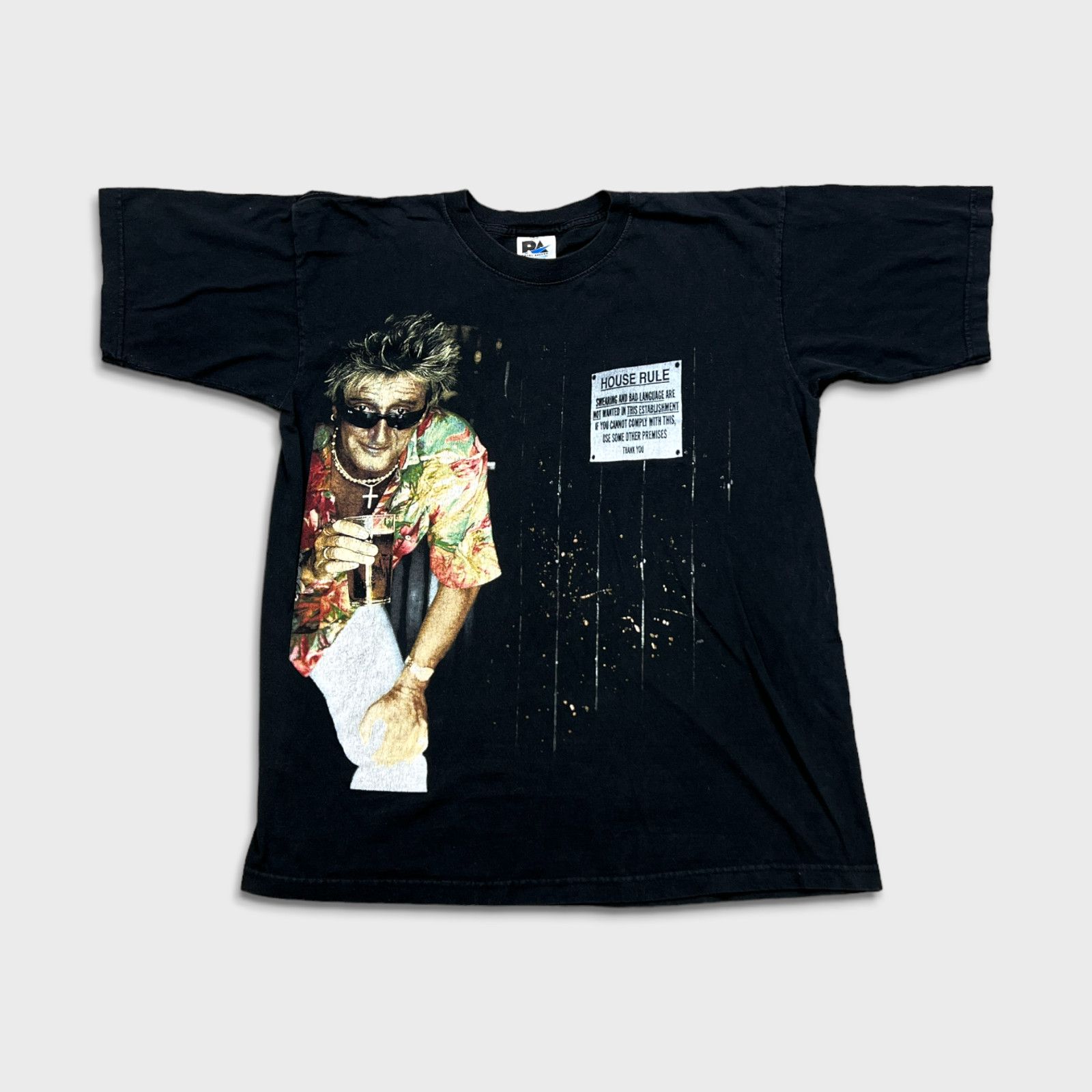 Band Tees × Vintage Vintage 1999 Rod Stewart Large House Rule Rock Band Tee Size US L / EU 52-54 / 3 - 1 Thumbnail