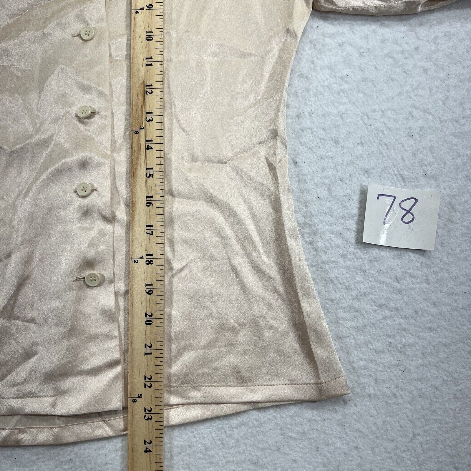 Vintage Vintage Cesare Piccini Italy Button Front Silk Ribbon Top Size S / US 4 / IT 40 - 8 Thumbnail