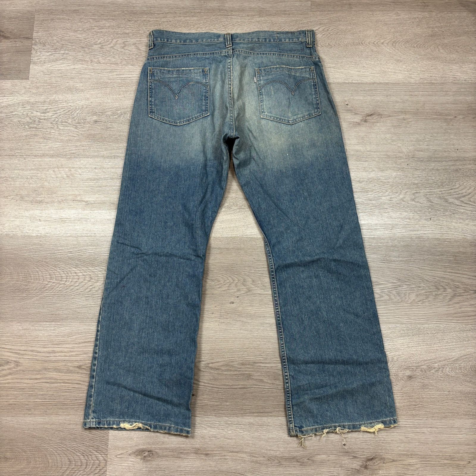Levi's × Vintage VTG Y2K Levi's Silvertab Baggy True Boot Jeans Men's 38x32 Size US 38 / EU 54 - 3 Thumbnail
