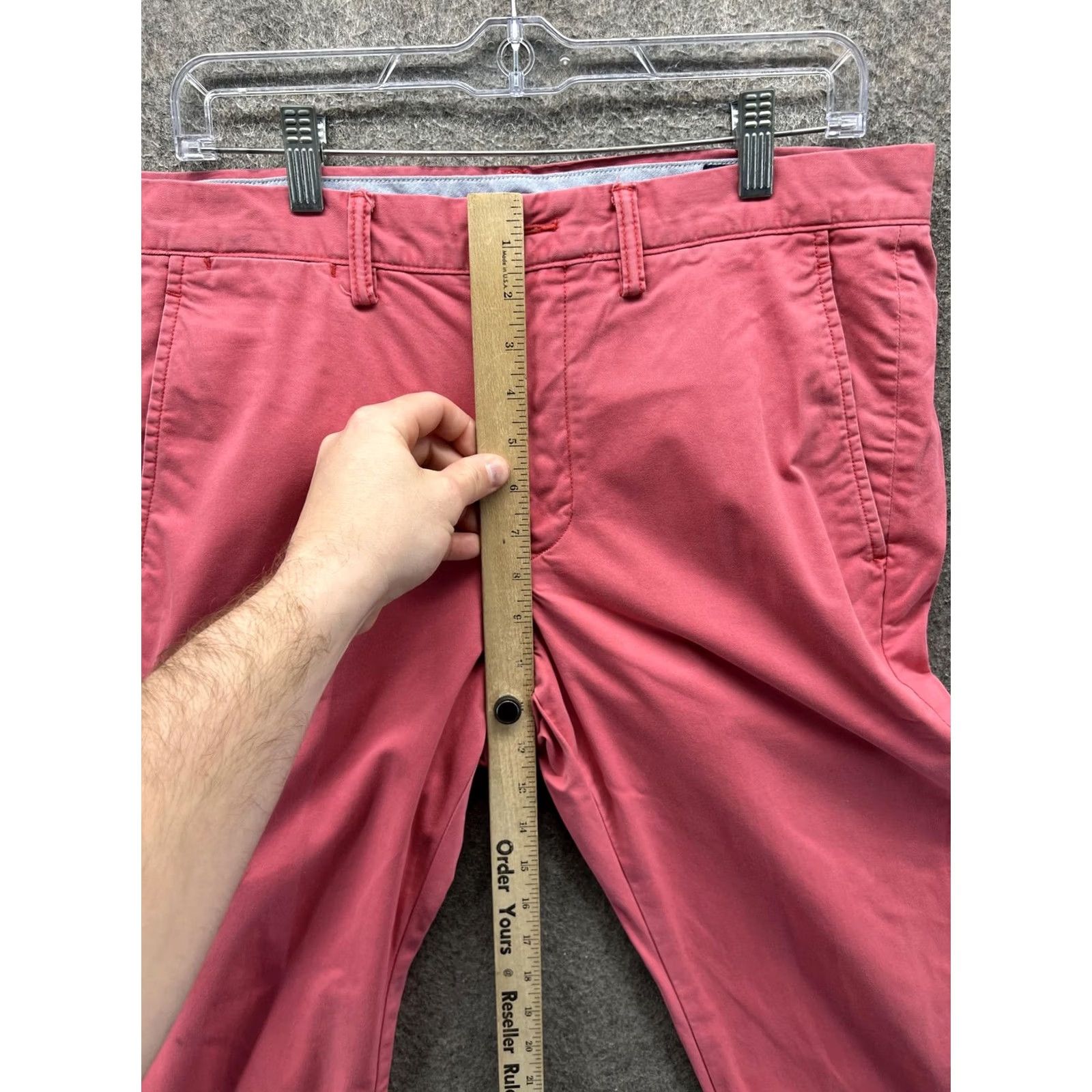Polo Ralph Lauren Polo Ralph Lauren Pants Mens 32 Chino Stretch Straight Fit Pink Twill Casual Shirt/Adult/Men Size US XS / EU 42 / 0 - 6 Thumbnail