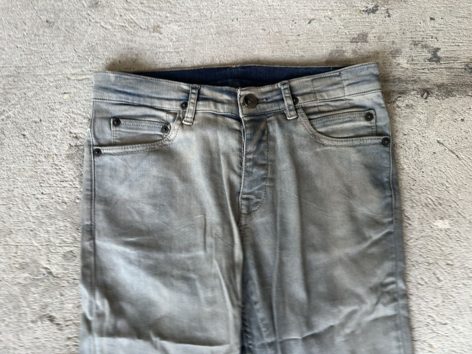Rick Owens Rick Owens Detroit Cut Jeans Size US 26 / EU 42 - 2 Thumbnail
