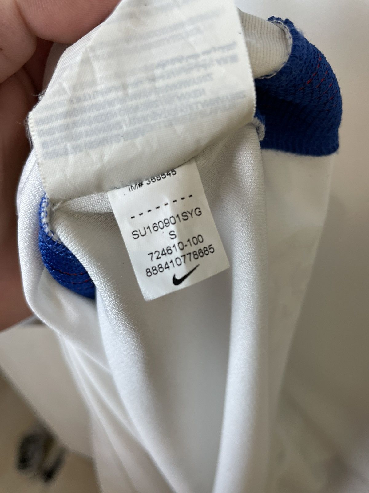 Nike × Vintage England Nike soccer jersey S 2014 white Size US S / EU 44-46 / 1 - 11 Thumbnail