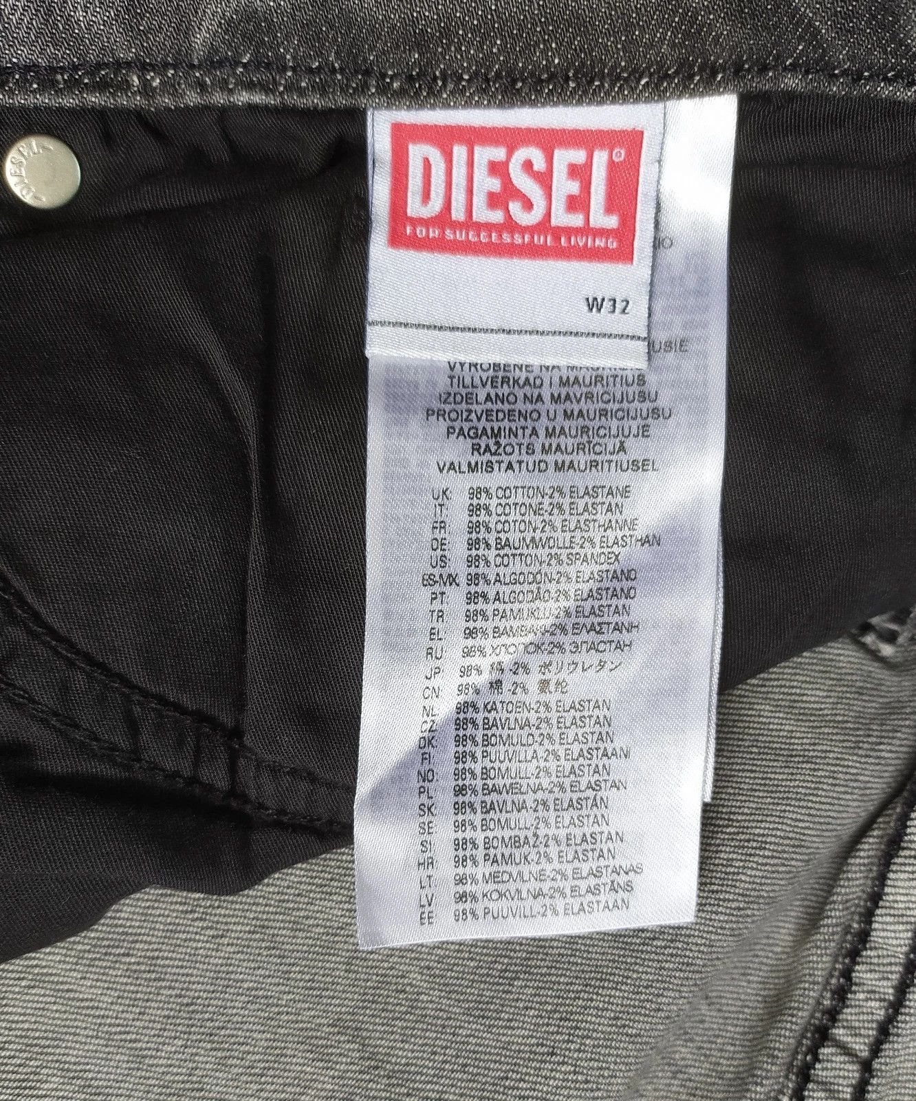 Diesel Diesel D-LUSTER L.30 MENS JEANS T/9624 Size US 32 / EU 48 - 7 Thumbnail