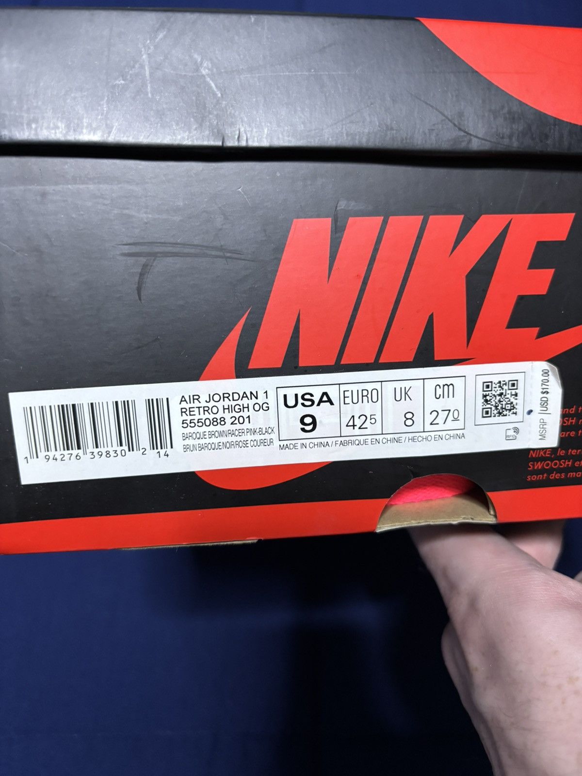 Jordan Brand Jordan 1 Retro High OG Tokyo Bio Hack 2020 Size 9 Size US 9 / EU 42 - 8 Thumbnail