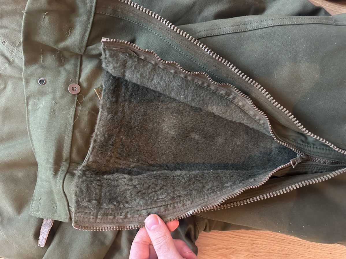Vintage Swedish Army Motorcycle Pants 1974 Size US 34 / EU 50 - 16 Thumbnail
