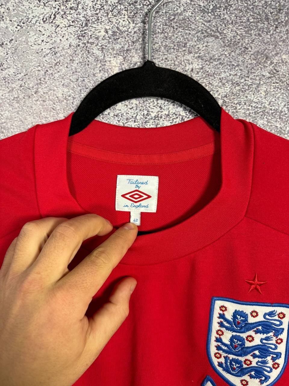 Umbro England National Team 2010 Umbro Soccer Jersey Size US L / EU 52-54 / 3 - 10 Thumbnail