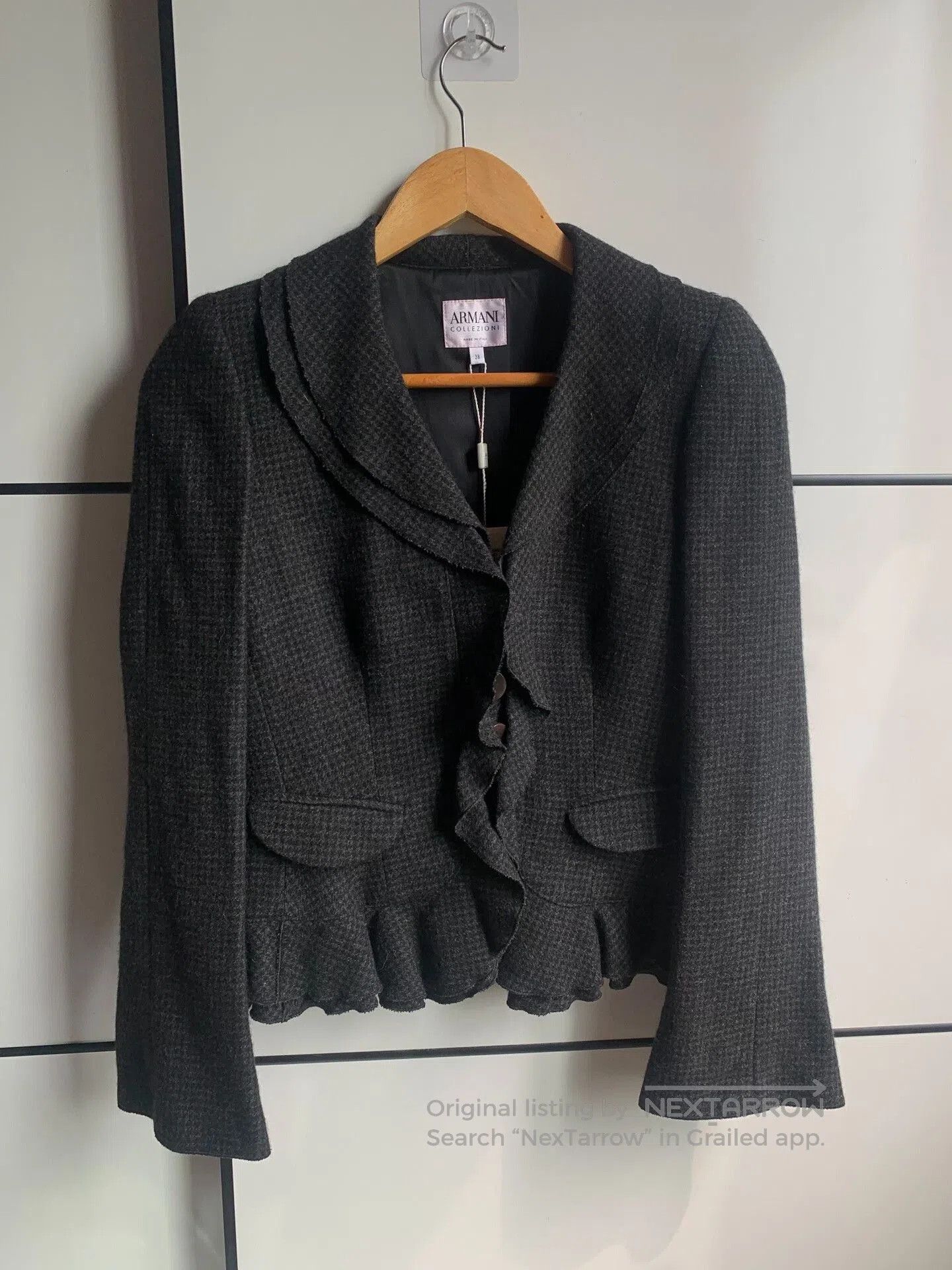 Armani Collezioni Armani Collezioni Wool Coat. Size S / US 4 / IT 40 - 1 Thumbnail