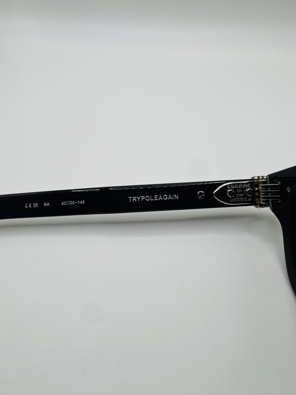 Chrome Hearts Chrome Hearts Trypoleagain Sunglasses Size ONE SIZE - 9 Thumbnail