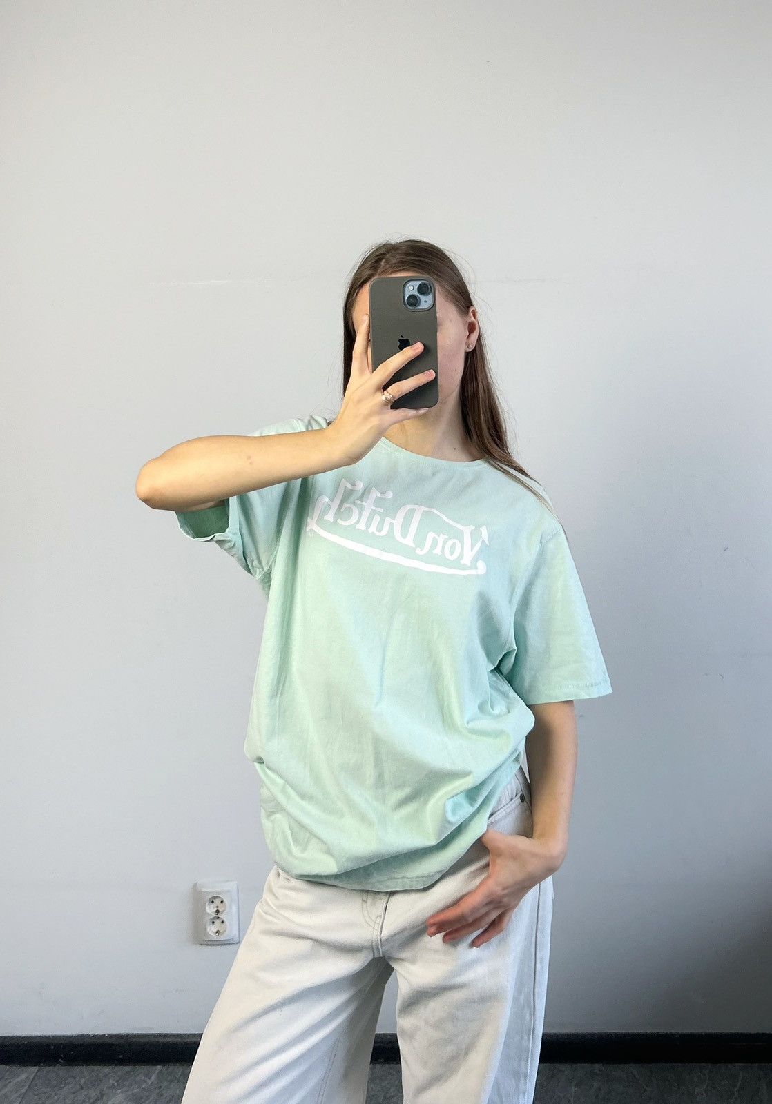 Von Dutch Vintage tee shirt von dutch big logo green woman’s Xlarge Size XL / US 12-14 / IT 48-50 - 6 Thumbnail