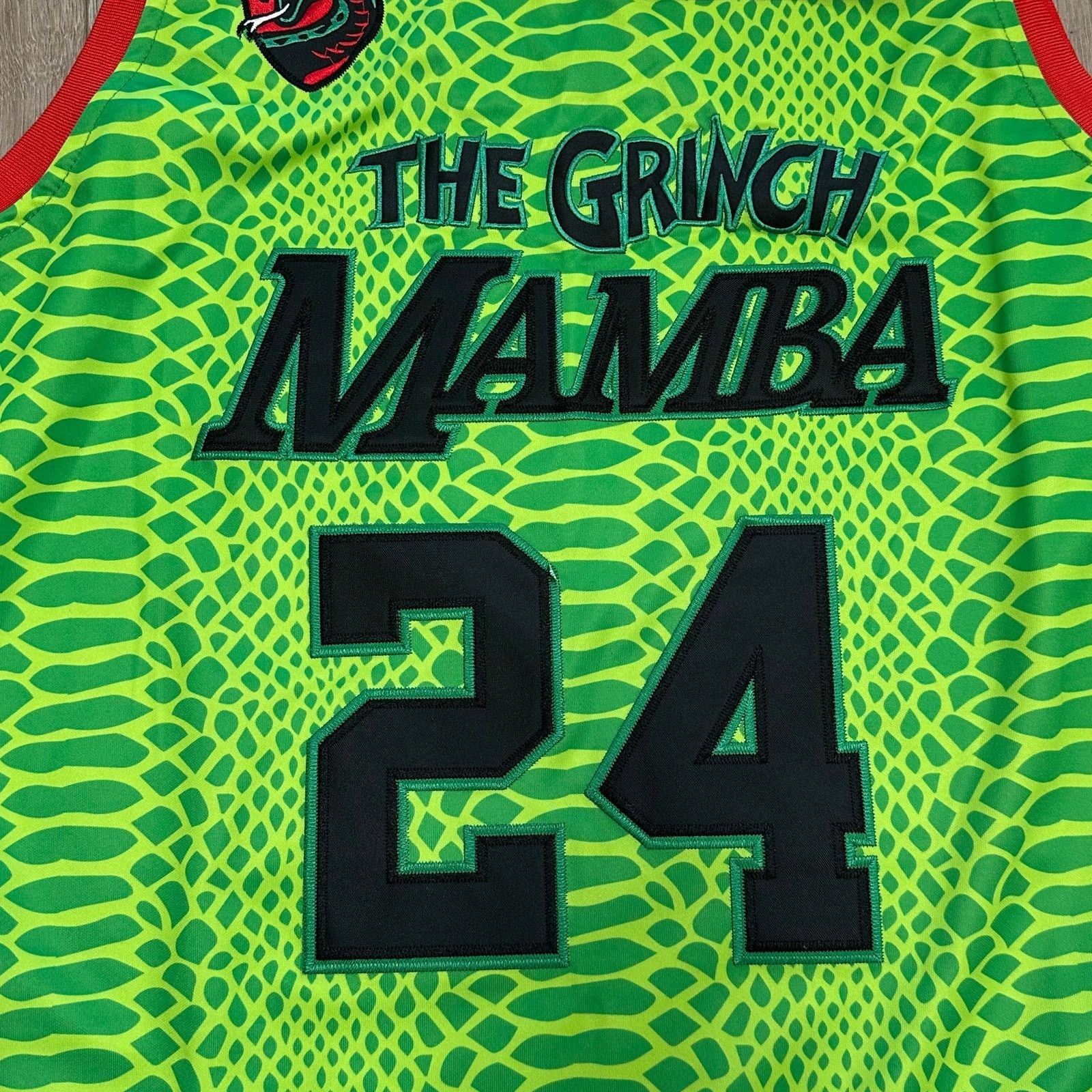 Mitchell & Ness Headgear Classics The Grinch Mamba Kobe Bryant #24 Jersey Size US XXL / EU 58 / 5 - 6 Thumbnail