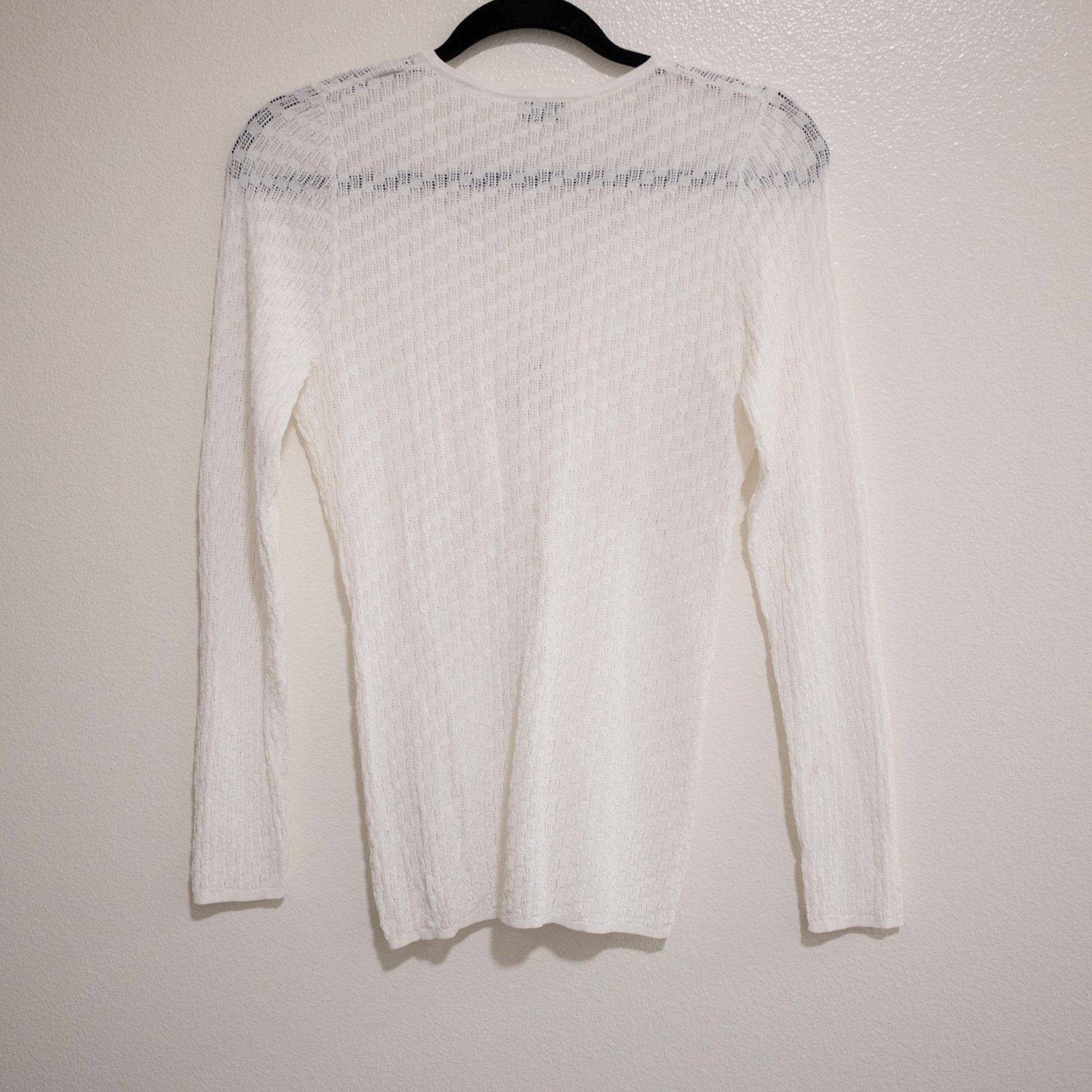 Sandro Sandro Tahys Pointelle Ring Top Size L / US 10 / IT 46 - 4 Thumbnail