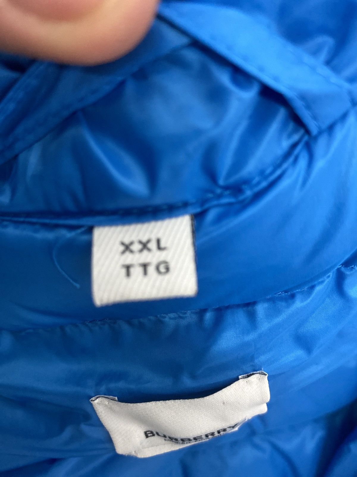 Burberry Burberry Blue Logo Patch Puffer Jacket Size US XXL / EU 58 / 5 - 12 Thumbnail