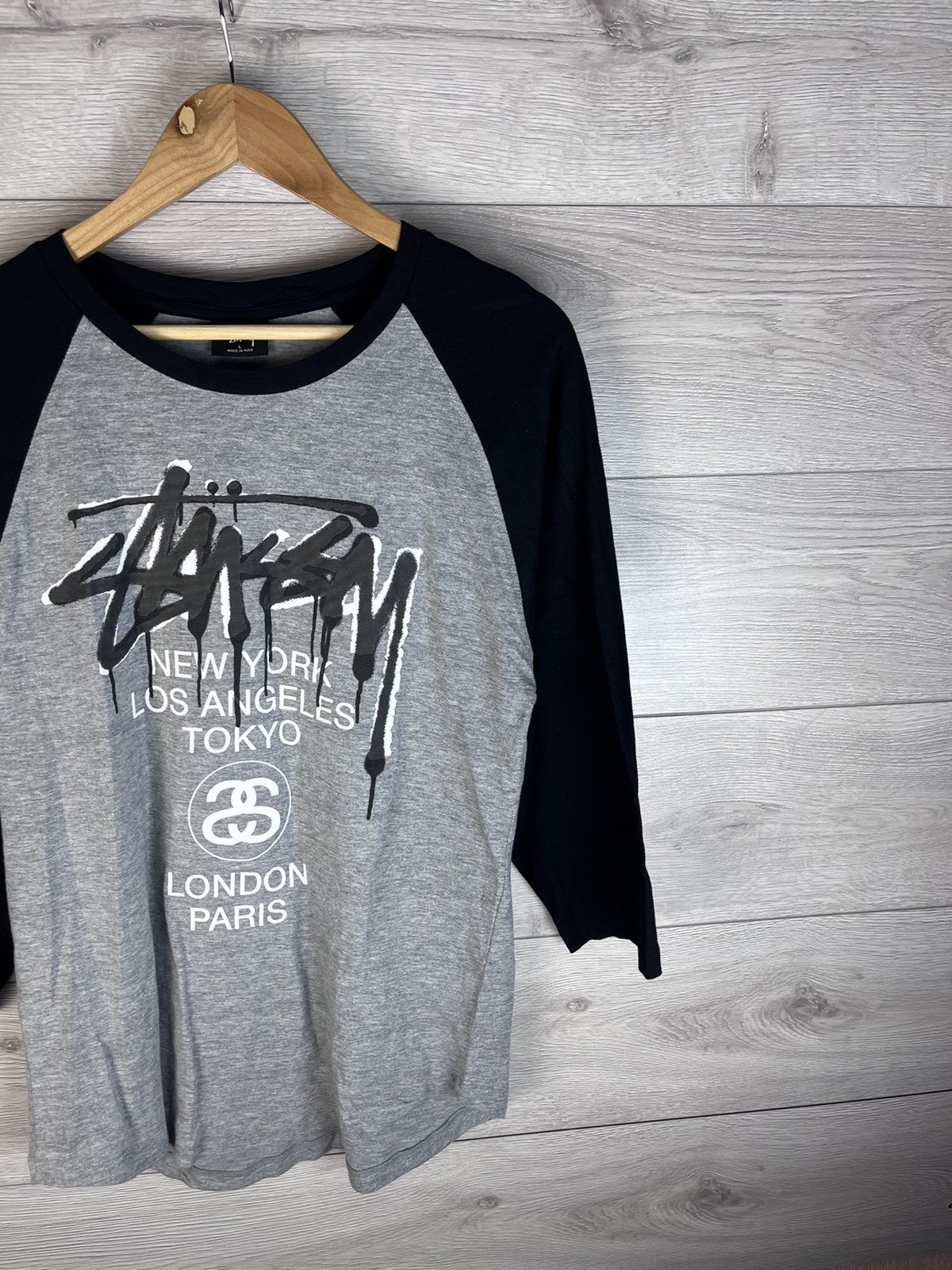 Stussy Men’s long sleeve Stussy size L made in India 🇮🇳 Size US L / EU 52-54 / 3 - 3 Thumbnail