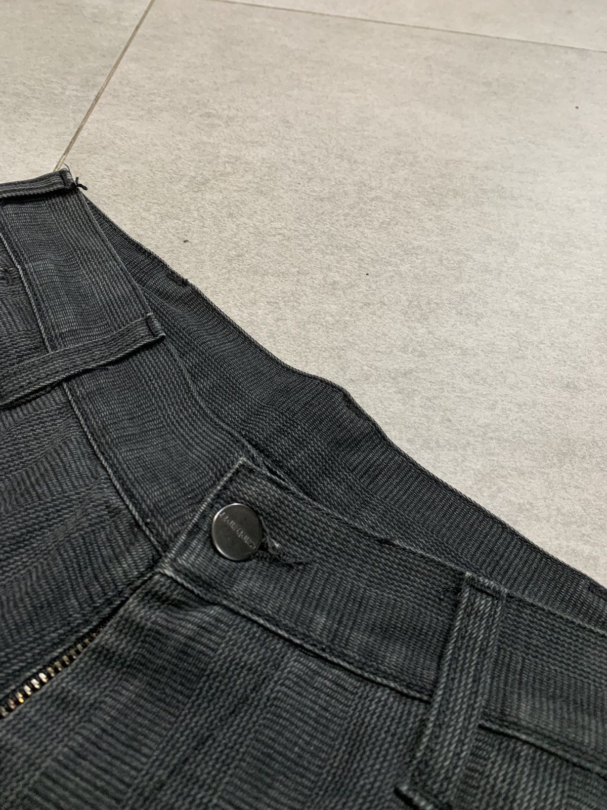 Carhartt Y2k 2000s vintage faded grey / black Carhartt trousers Size US 29 - 3 Thumbnail