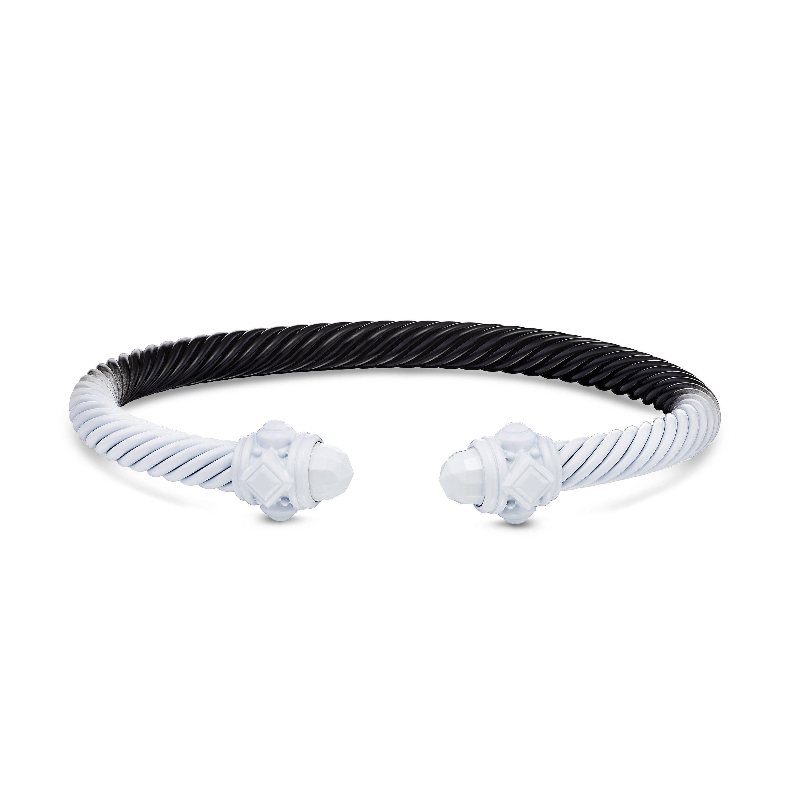 David Yurman o1w1db10526 B12543 Size:S/Bracelet in Silver/Black Size ONE SIZE - 2 Thumbnail