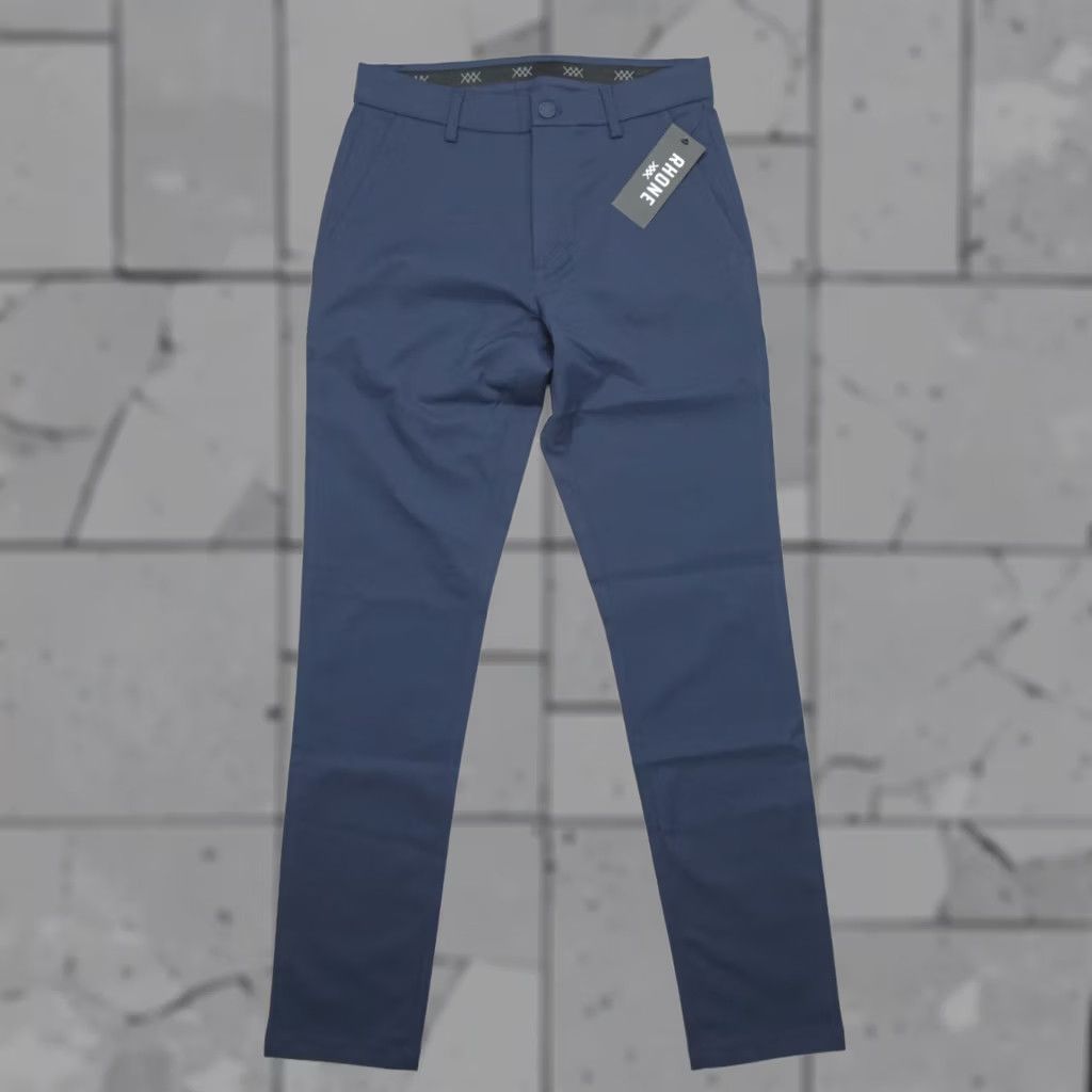 Rhone Rhone Gotham Slim Fit Stretch Pants Men’s 28x32 Navy DWR Twill Woven 58 Size US 28 / EU 44 - 1 Thumbnail