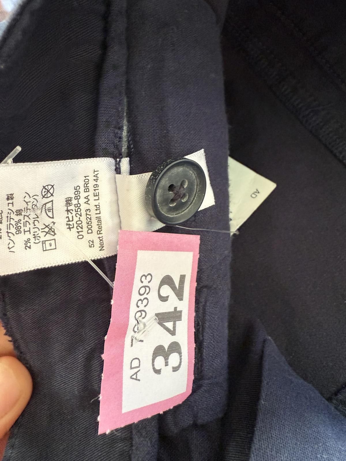 Chicos Stylish Navy Chino Trousers Size US 30 / EU 46 - 4 Thumbnail