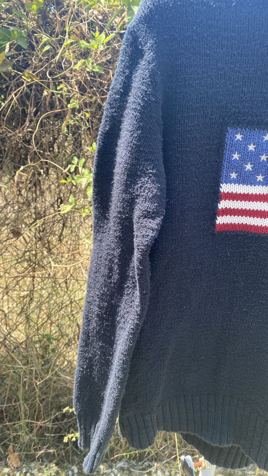 Polo Ralph Lauren Vintage Polo Ralph Lauren RL67 American Flag Sweater Size US XL / EU 56 / 4 - 5 Thumbnail