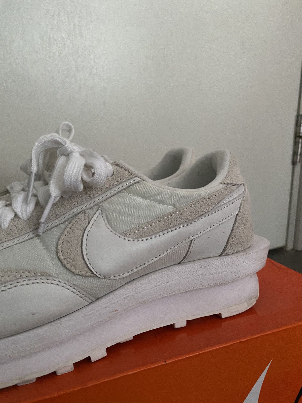 Nike × Sacai Nike Sacai LD Waffle White Nylon Size US 9.5 / EU 42-43 - 7 Thumbnail