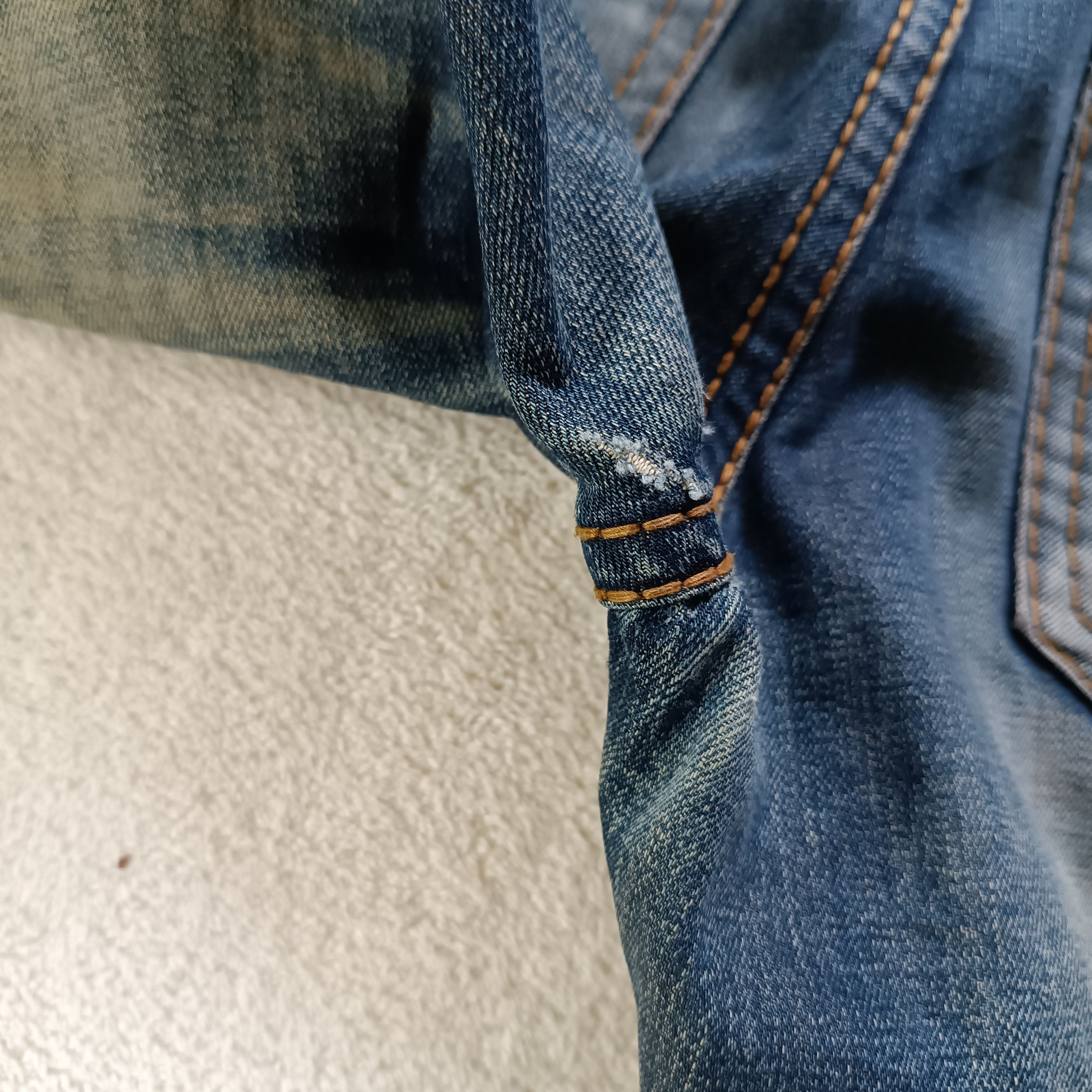 Japanese Brand × Vintage 🔥Vintage🔥 Japanese Brand DPSR Distressed Denim Jeans Size US 34 / EU 50 - 15 Thumbnail
