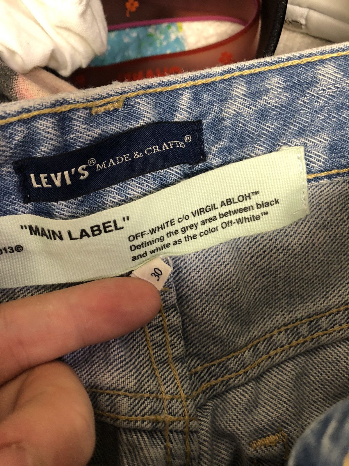 Levi's × Off-White Levi’s Made & Crafted x Off White jeans Size US 30 / EU 46 - 6 Thumbnail