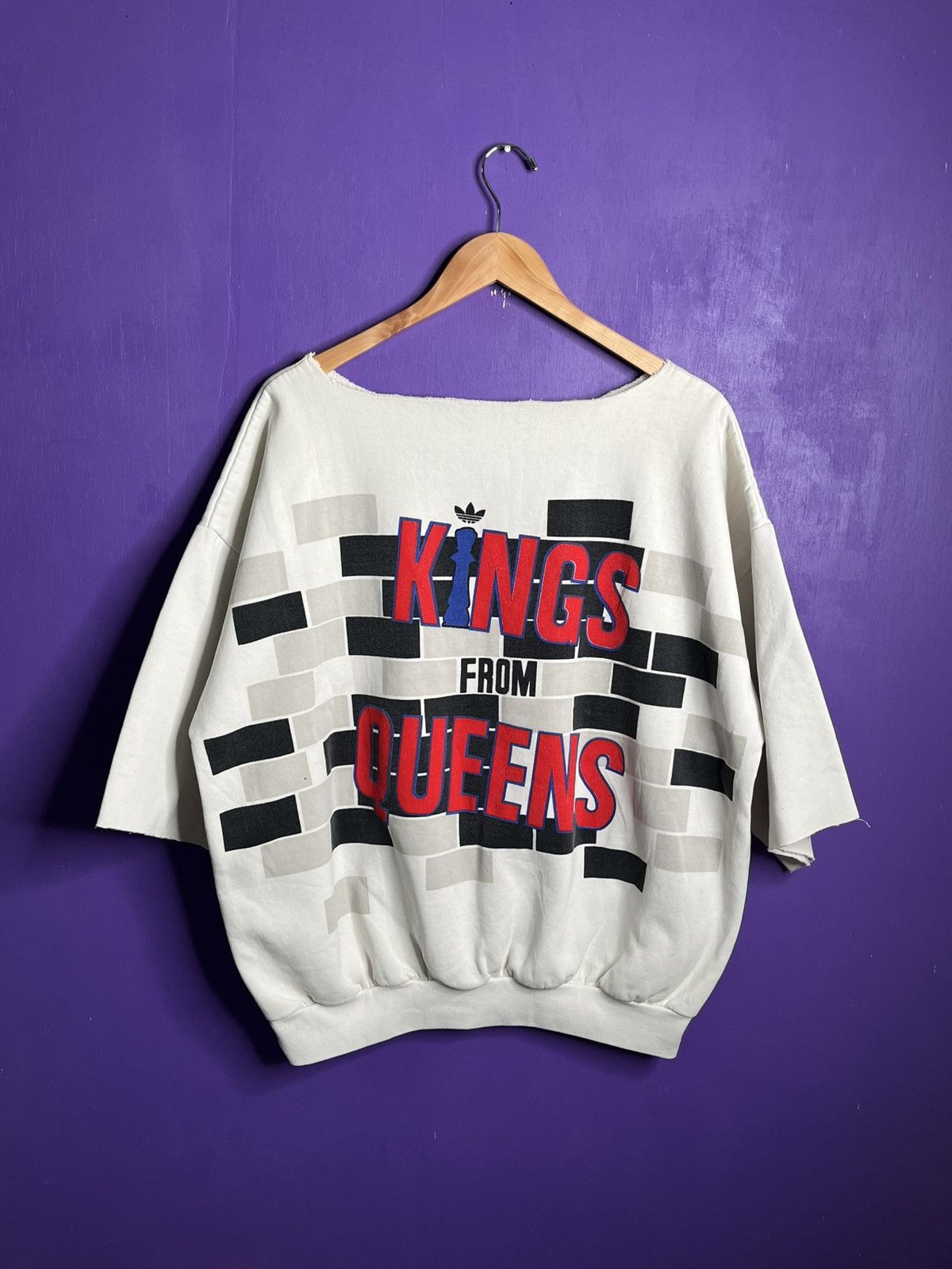 Adidas × RUN DMC × Vintage Vintage 80s Adidas RUN DMC kings of queens chopped crewneck Size US XL / EU 56 / 4 - 2 Thumbnail