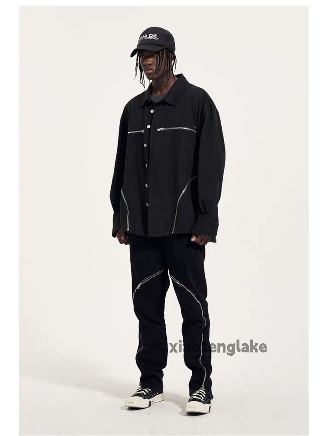 Designer Zipper utility punk yuppie grunge outdoor tactical shirt Size US XL / EU 56 / 4 - 1 Thumbnail