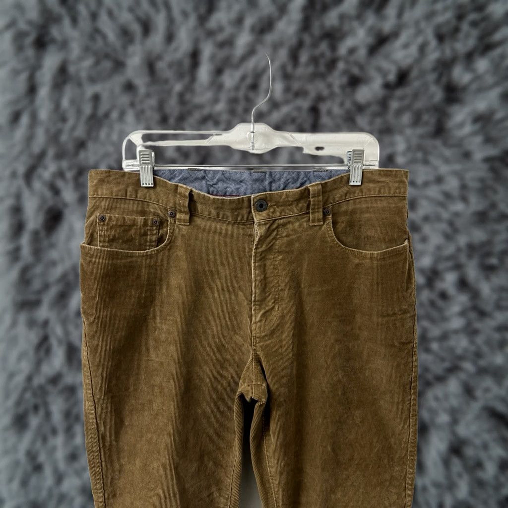 Vintage LL Bean Country Corduroy Pants Mens 34x29 Brown Classic Fit 5-Pocket Zipper Button Cotton Spandex Straight Size US 34 / EU 50 - 1 Thumbnail