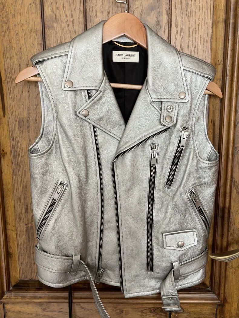 Saint Laurent Paris Saint Laurent Paris Leather jacket Size XS / US 0-2 / IT 36-38 - 1 Thumbnail