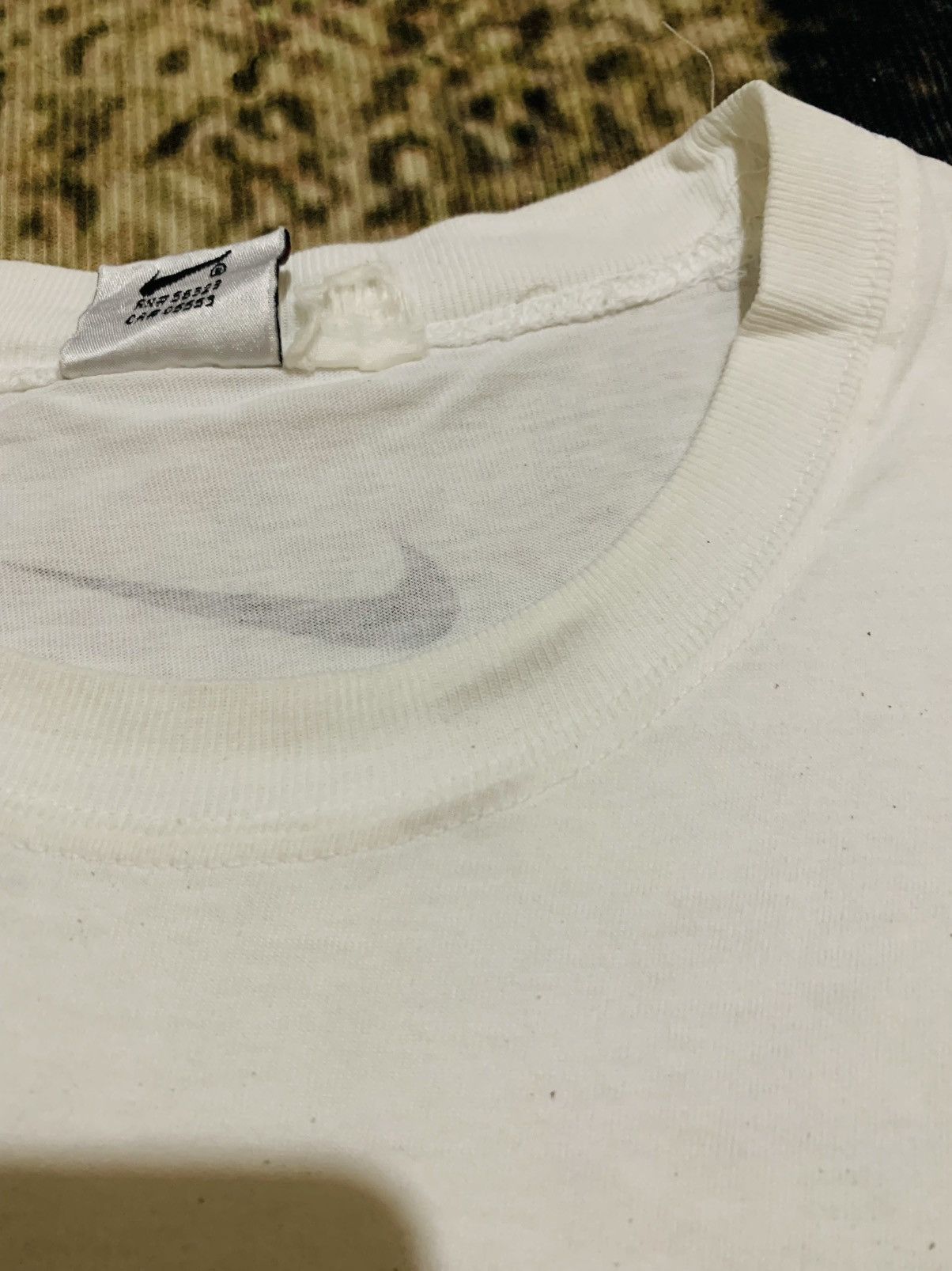 Nike LAST DROP#Vintage Nike Court Big Logo Single Stitch Size US L / EU 52-54 / 3 - 7 Thumbnail