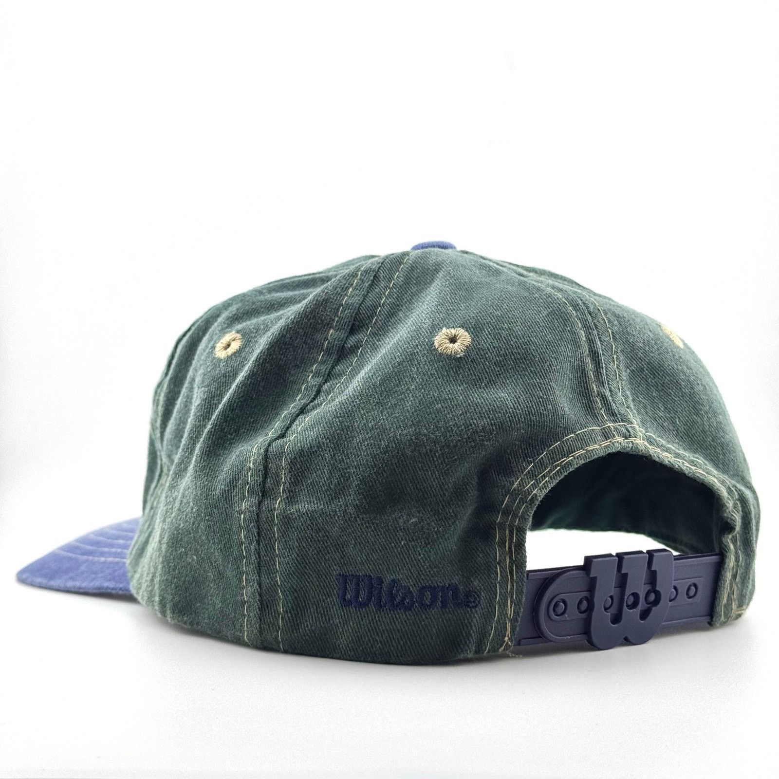 Wilson Vintage Wilson Cap Unique W Snap Closure 90s Hat Retro Cap Size ONE SIZE - 4 Thumbnail
