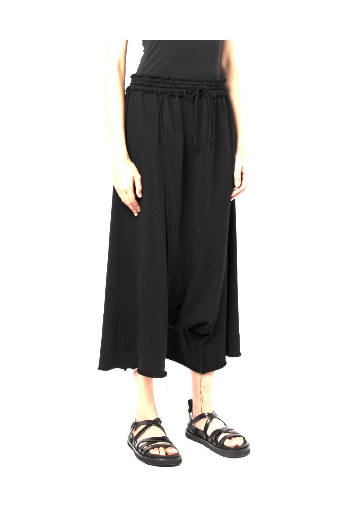 Yohji Yamamoto Y’s x Yohji Yamamoto Stitch Cotton Dropped Crotch Pants Size 26" / US 2 / IT 38 - 2 Thumbnail