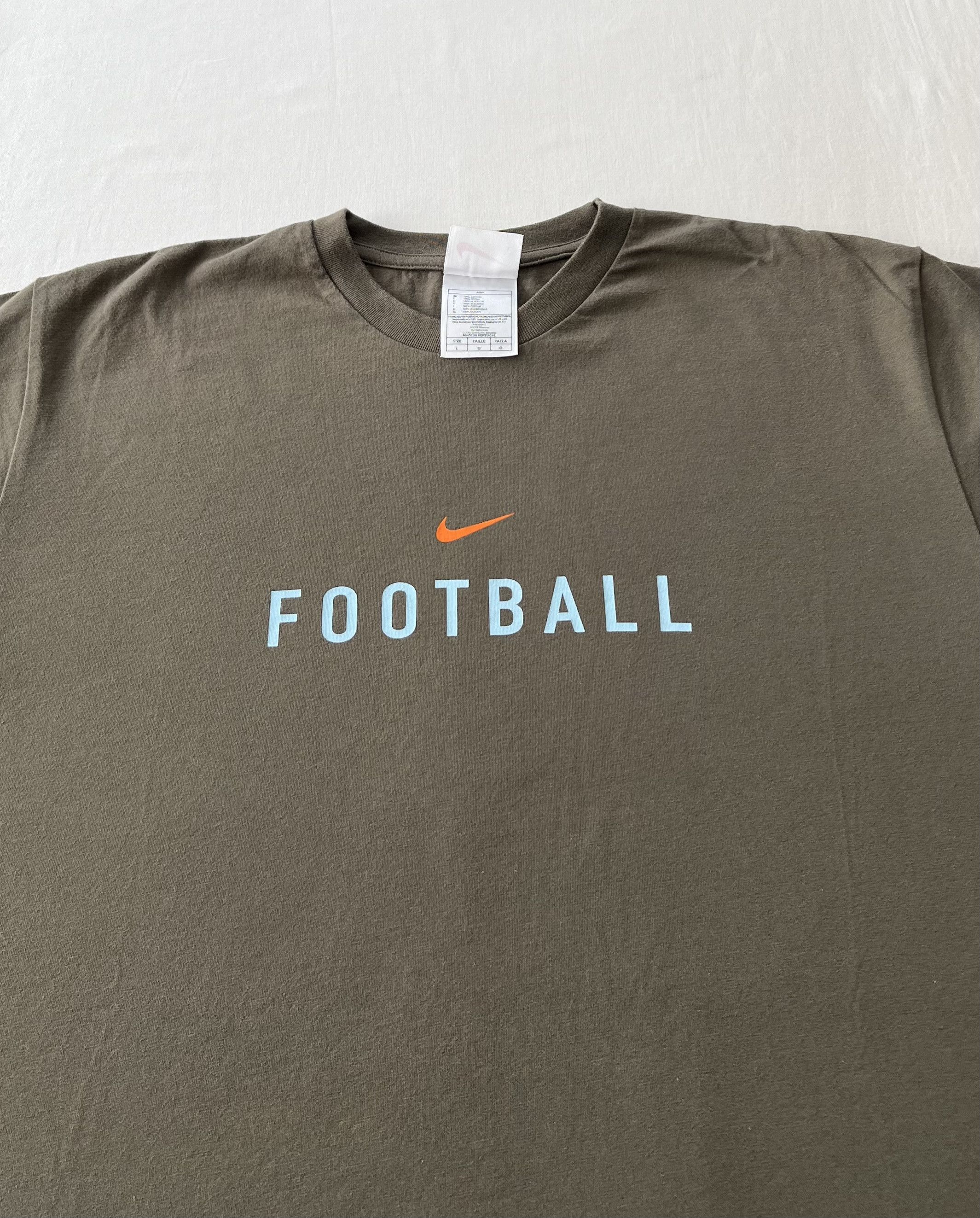 Nike Vintage 90s Nike Premier Cup Soccer Football T-shirt Size US L / EU 52-54 / 3 - 3 Thumbnail