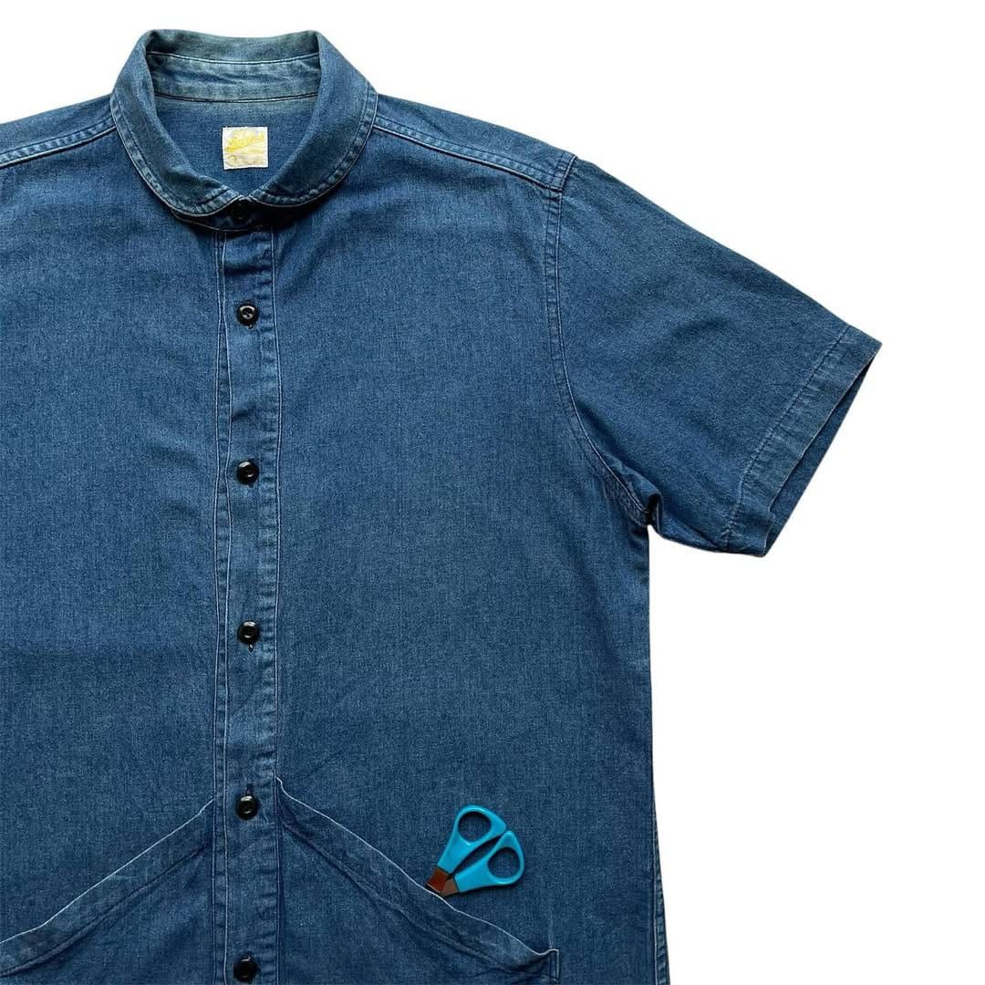 Japanese Brand Barns outfitters shawlcollar denim japanese Size US M / EU 48-50 / 2 - 3 Thumbnail