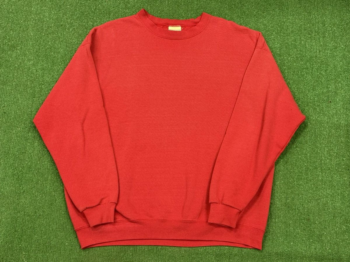 Lee Vintage Lee Heavyweight Blank Crewneck Sweatshirt Size US XL / EU 56 / 4 - 1 Thumbnail