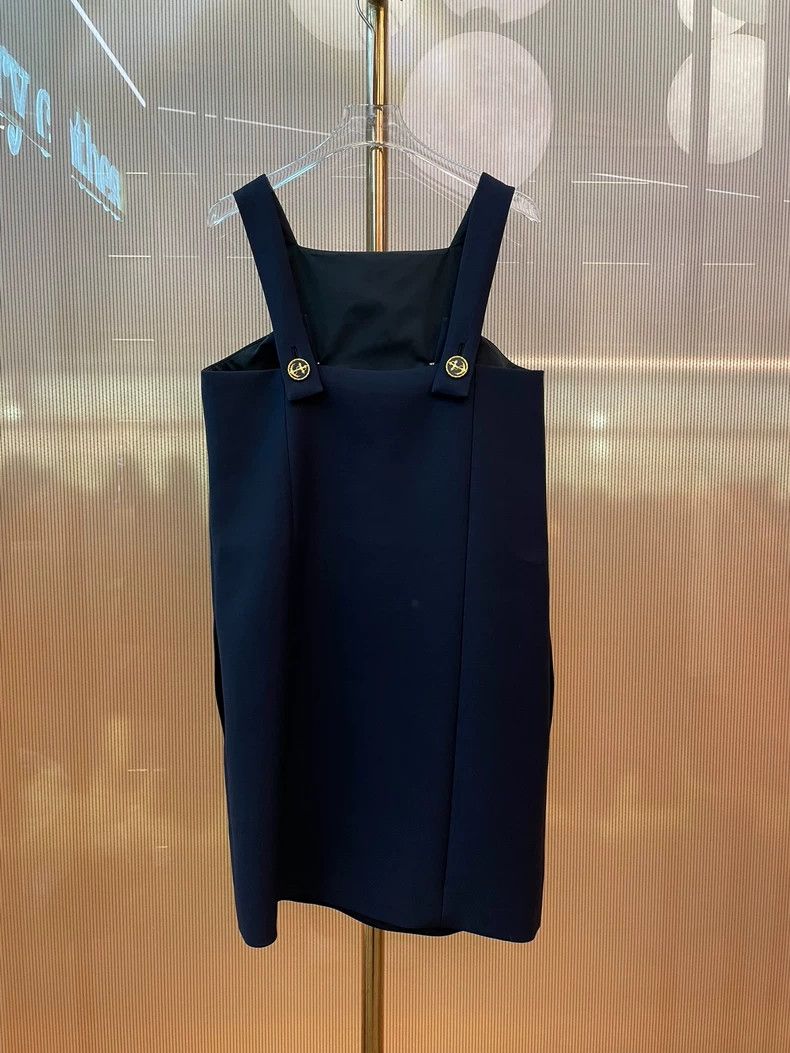 Louis Vuitton Louis Vuitton Navy Dress 2503-Nextarrow Size XXS / US 00 / IT 34 - 3 Thumbnail