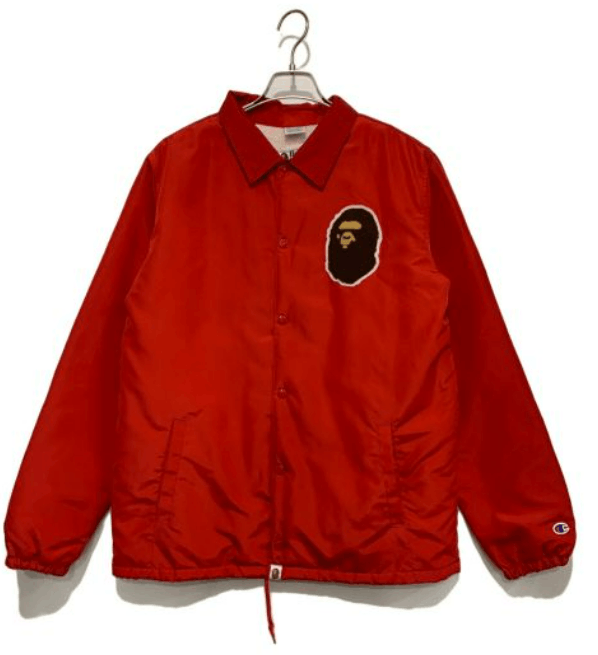 Bape champion coach jacket best sale