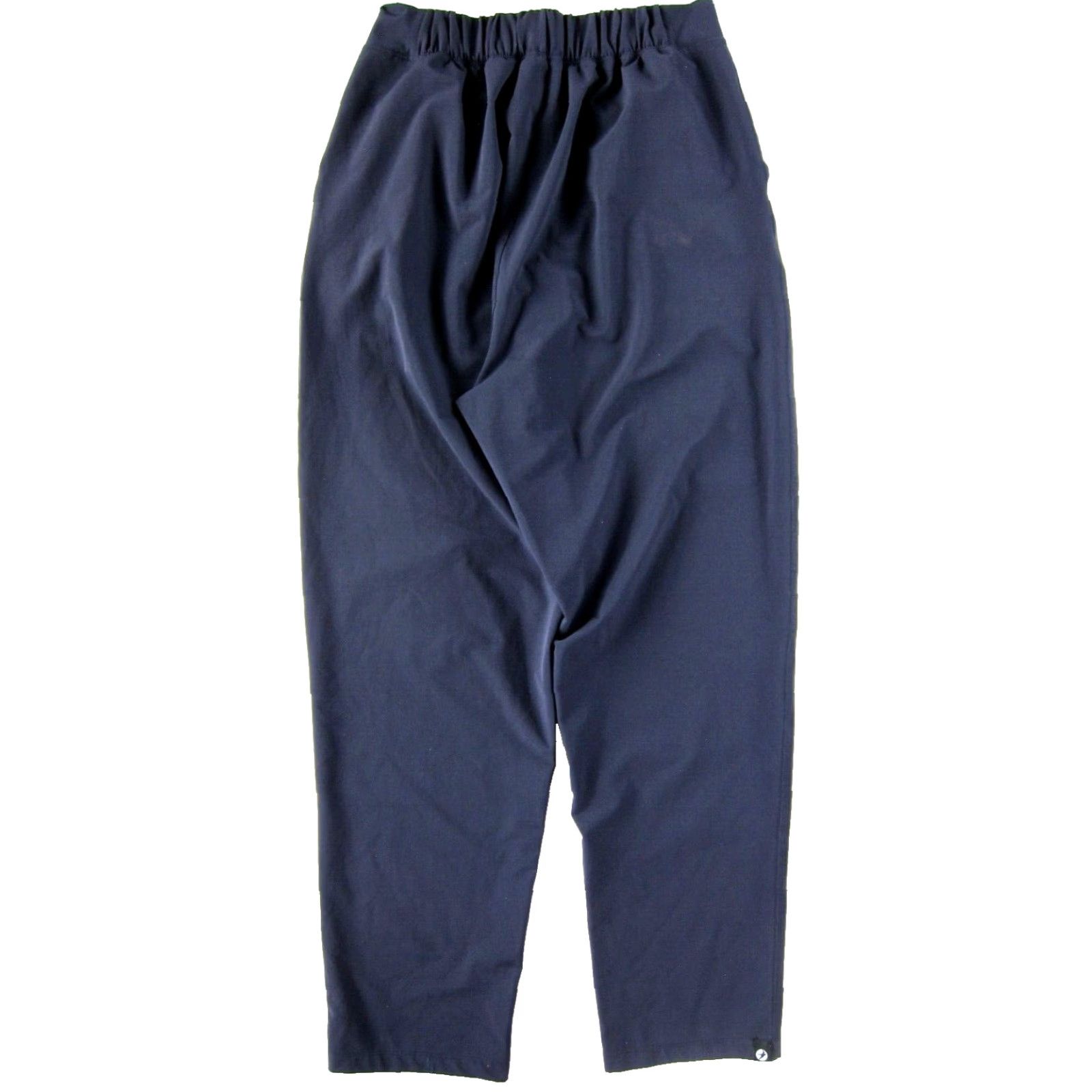 Vintage Oiselle Dark Blue Elastic Waist Pocket Stretch High Rise Trouser Chino Pant 04 Size 27" / US 4 / IT 40 - 2 Thumbnail