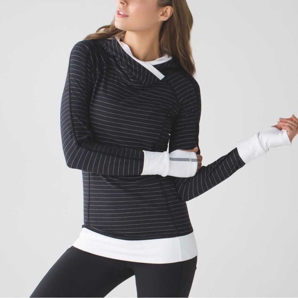Lululemon lululemon athletica l Think Fast Striped Hoodie Size 8 Size M / US 6-8 / IT 42-44 - 1 Thumbnail