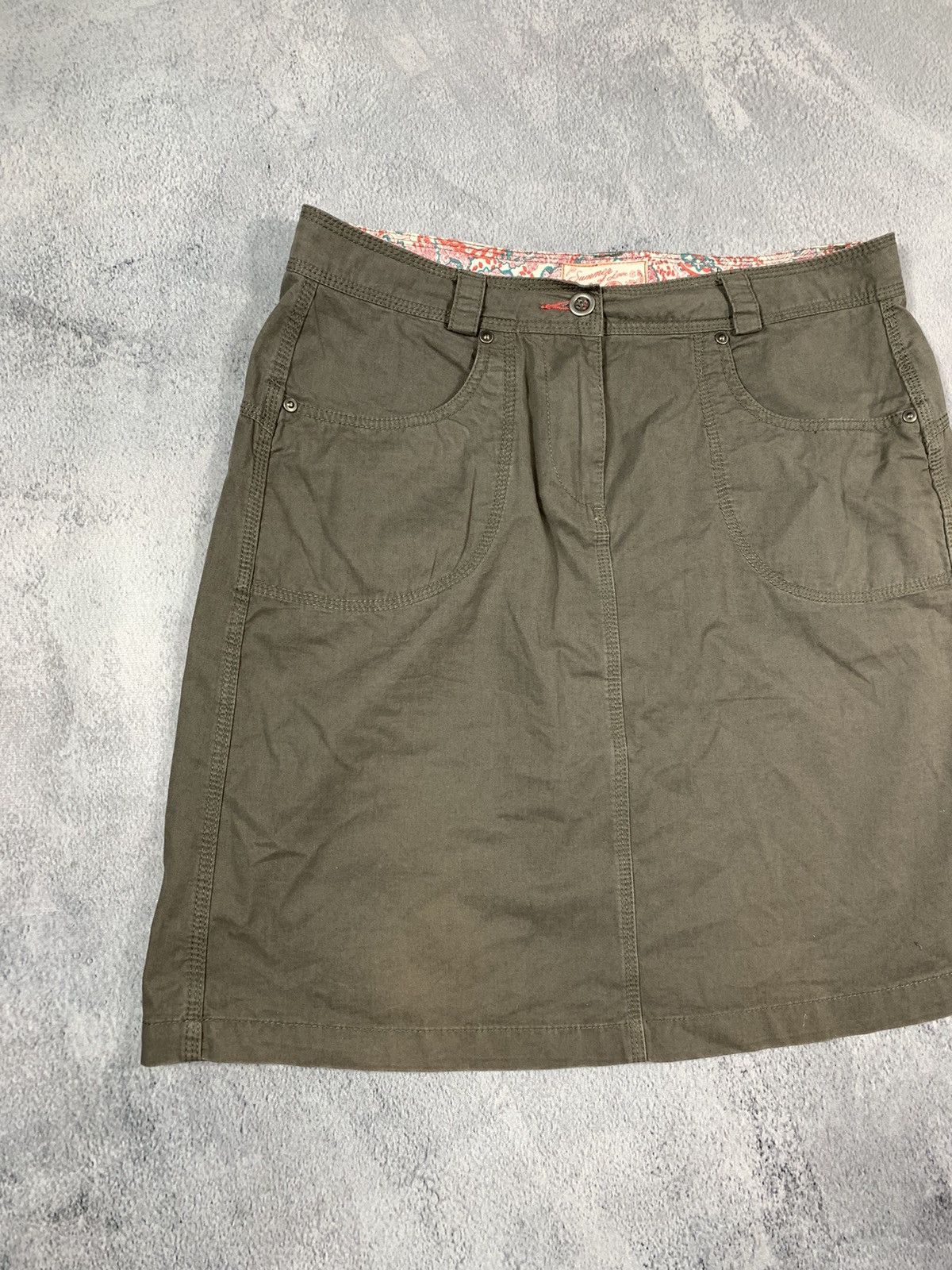 Japanese Brand × Vintage Vintage Y2K Japanese military style mini skirt streetwear Size 32" / US 10 / IT 46 - 2 Thumbnail