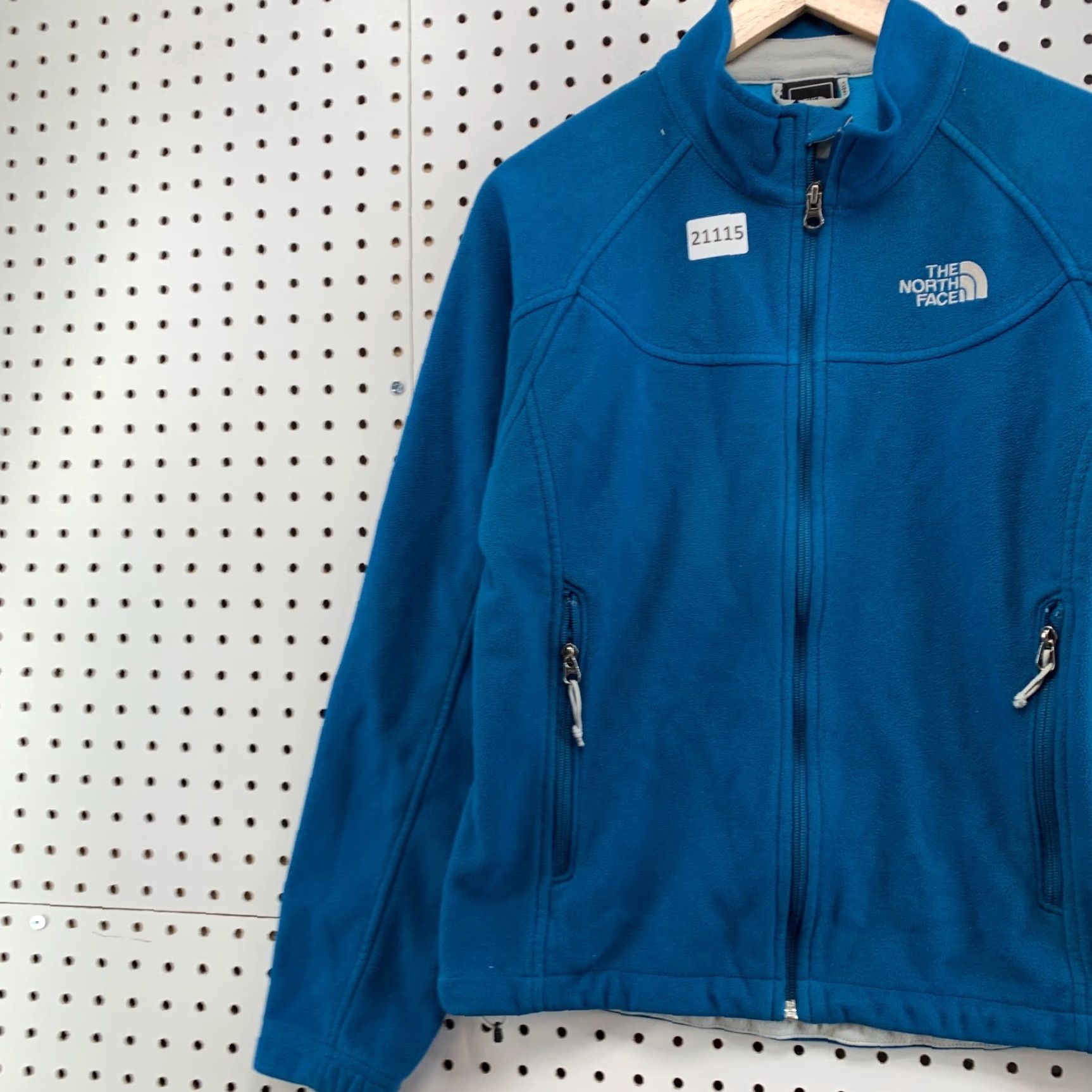 The North Face VINTAGE The North Face Jacket Fleece Full Zip Pickets Womens Medium 19.5x25 Ladies Size M / US 6-8 / IT 42-44 - 3 Thumbnail