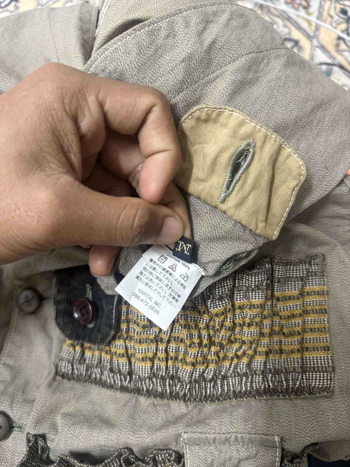 Kapital Kapital Hunting Vest Button Up Raffle Pocket Size US M / EU 48-50 / 2 - 8 Thumbnail