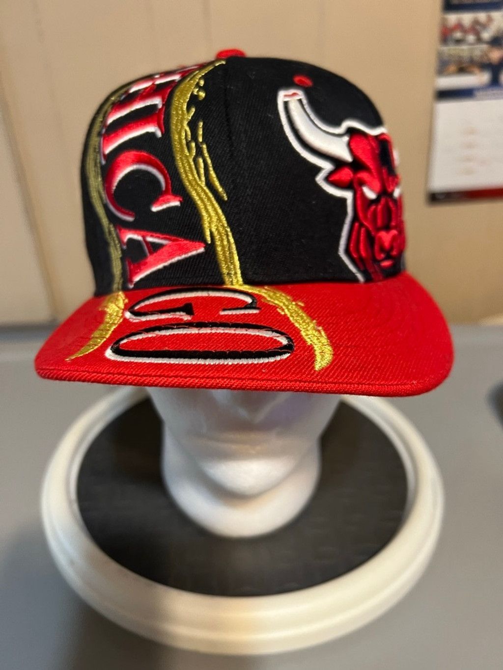 The Unbranded Brand Men's Unbranded Chicago Bulls Snapback Hat Size ONE SIZE - 1 Thumbnail