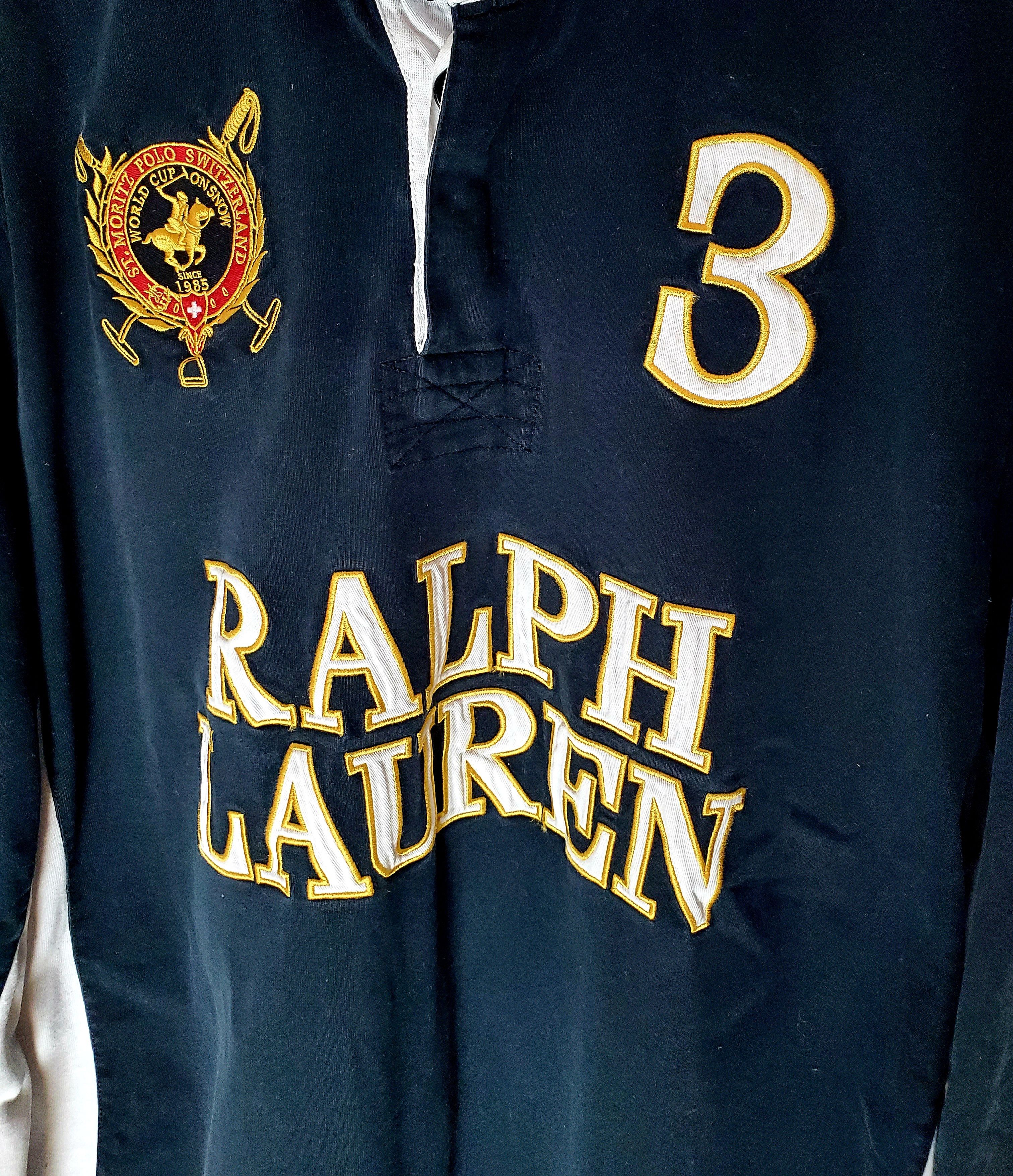 Polo Ralph Lauren × Ralph Lauren Polo Ralph Lauren St. Moritz Polo World Cup Rugby Shirt XXl Size US XXL / EU 58 / 5 - 3 Thumbnail