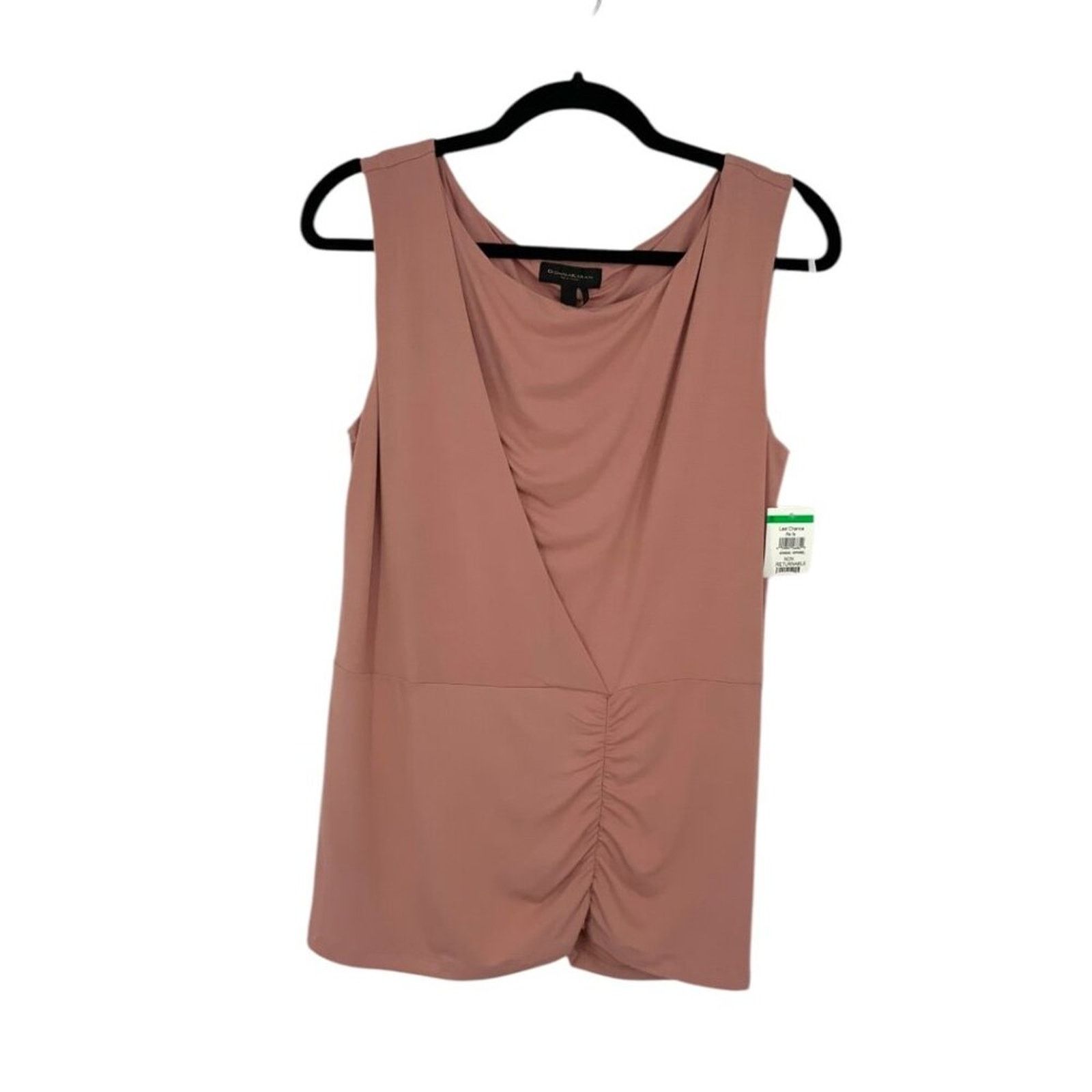 Donna Karan Donna Karan Sleeveless Ruched Top Size Medium NWOT $195 MSRP Size M / US 6-8 / IT 42-44 - 3 Thumbnail